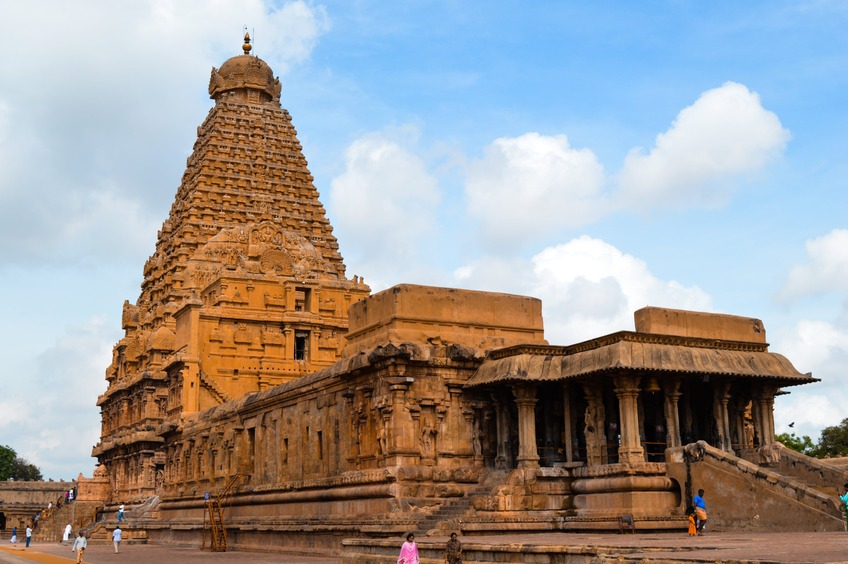 Brihadeeswara Temple in Tamil Naidu