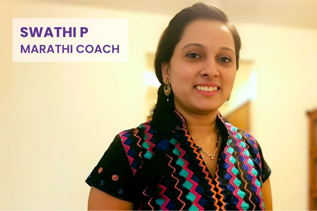 Photo of Swathi P, the Marathi tutor of Bhasha's online Marathi speaking course