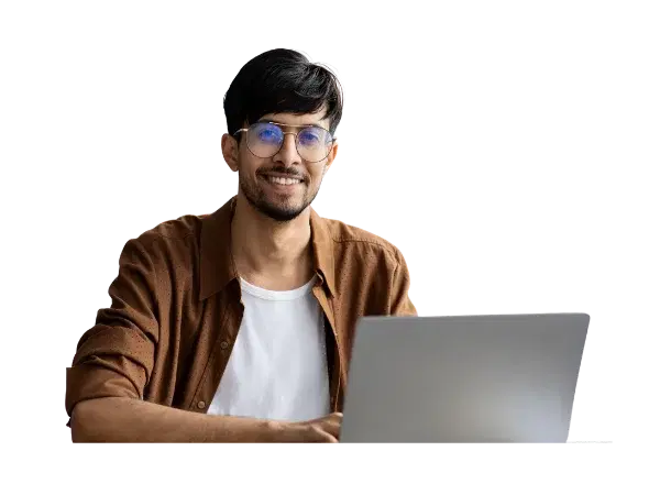 Indian professional speaking with confidence in a live online coaching session
