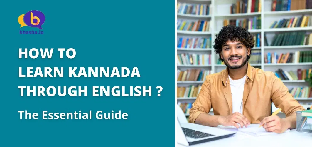 Blog Cover for Bhasha's English to Kannada language speaking tips