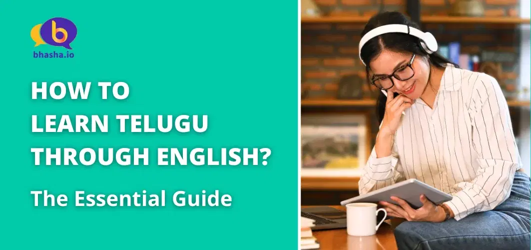 Blog Cover for Bhasha's English to Telugu language speaking tips